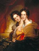 Rembrandt Peale The Sisters (Eleanor and Rosalba Peale) USA oil painting artist